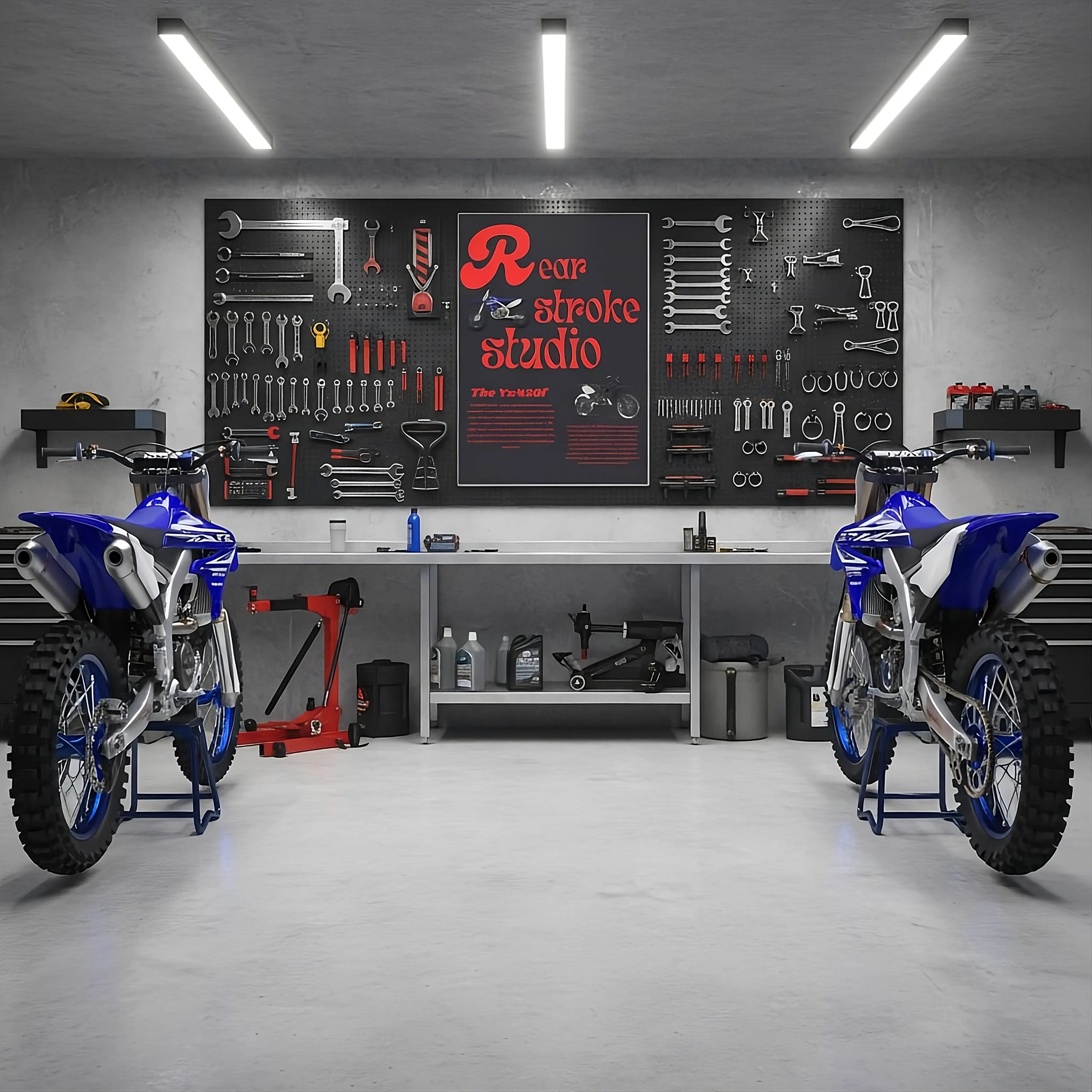 Metal Plate "Dirtbike" 50x70 cm / Mein Shop